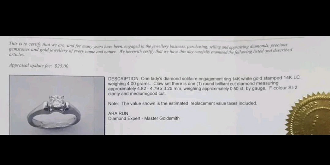 Diamond engagement ring NEW image indicator(4)