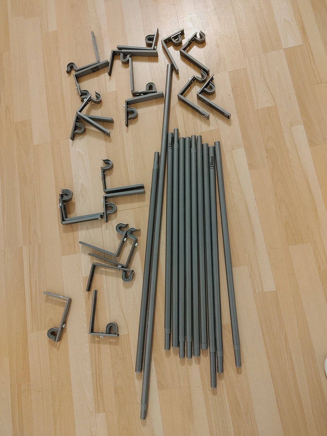 A lot of ikea curtain rod thumbnail