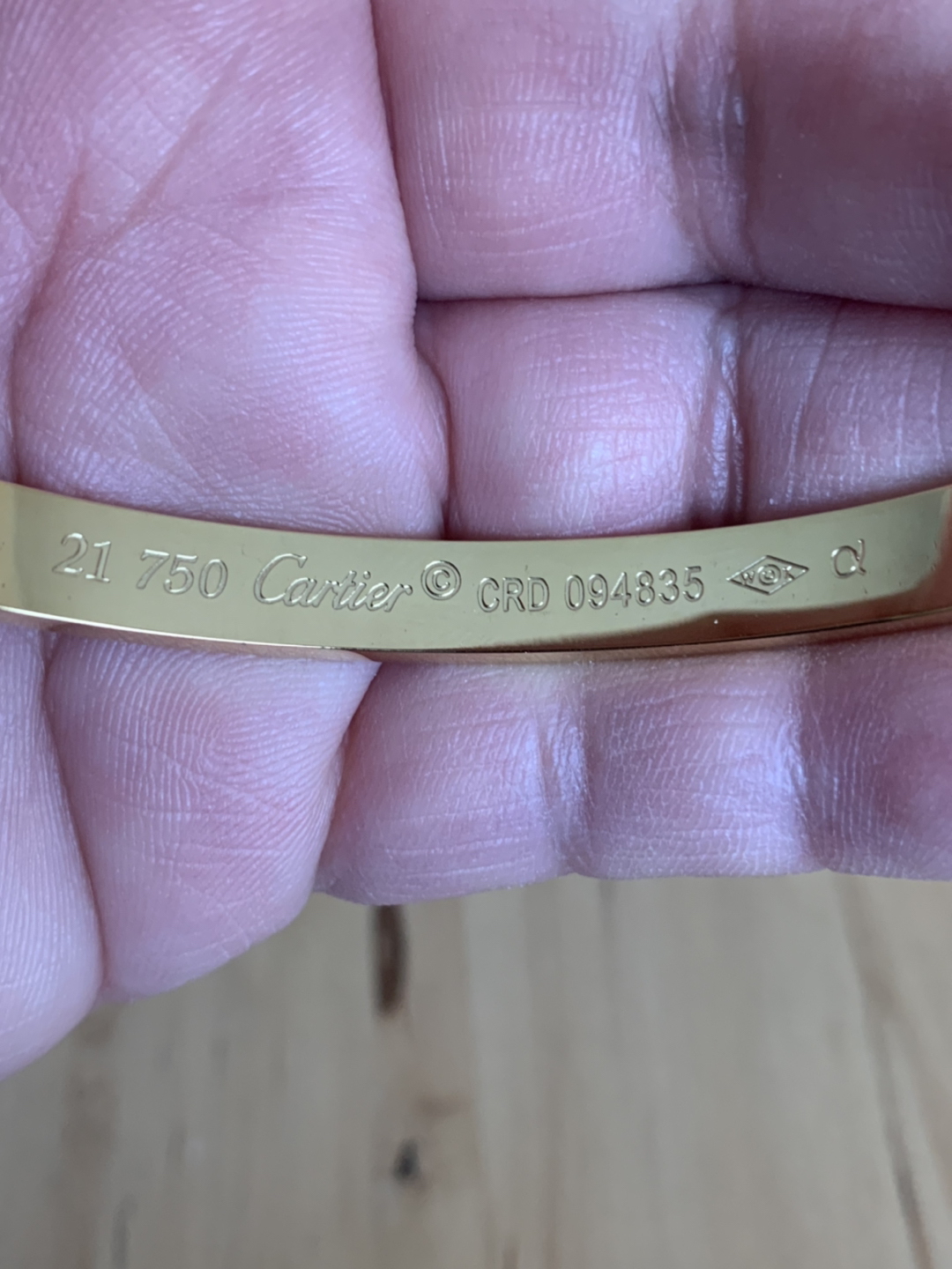 Love bracelet 14kt gold plated - photo 4