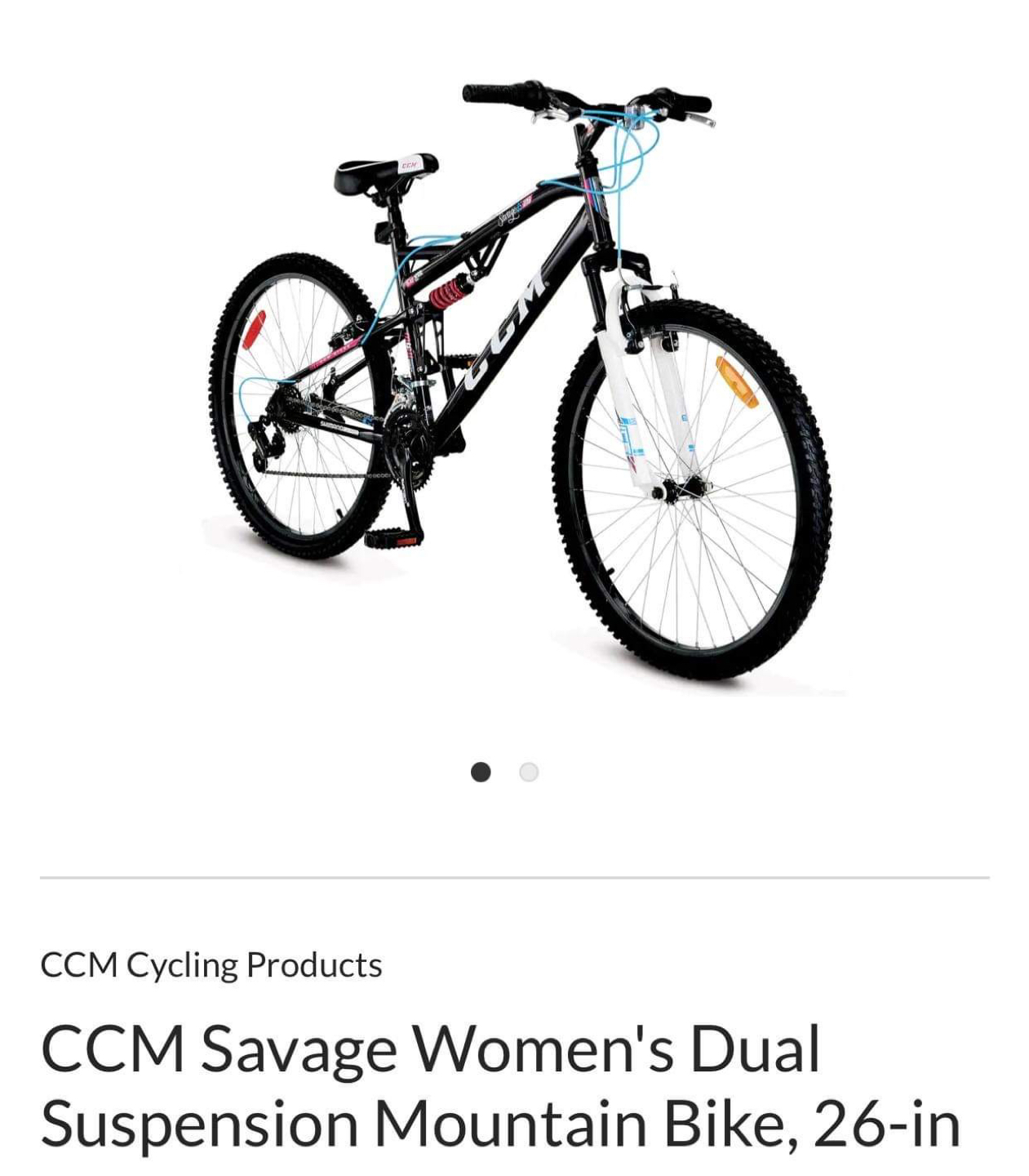 CCM Savage Women’s Dual Suspension Mountain Bike, 26-in - photo 2