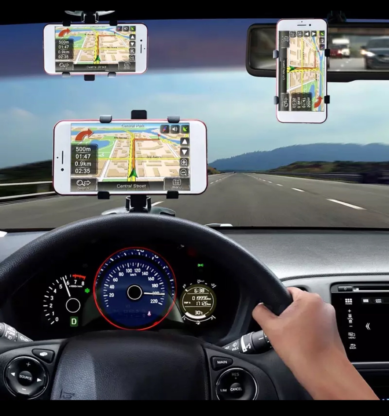 Dashboard Car phone Mount image indicator(6)