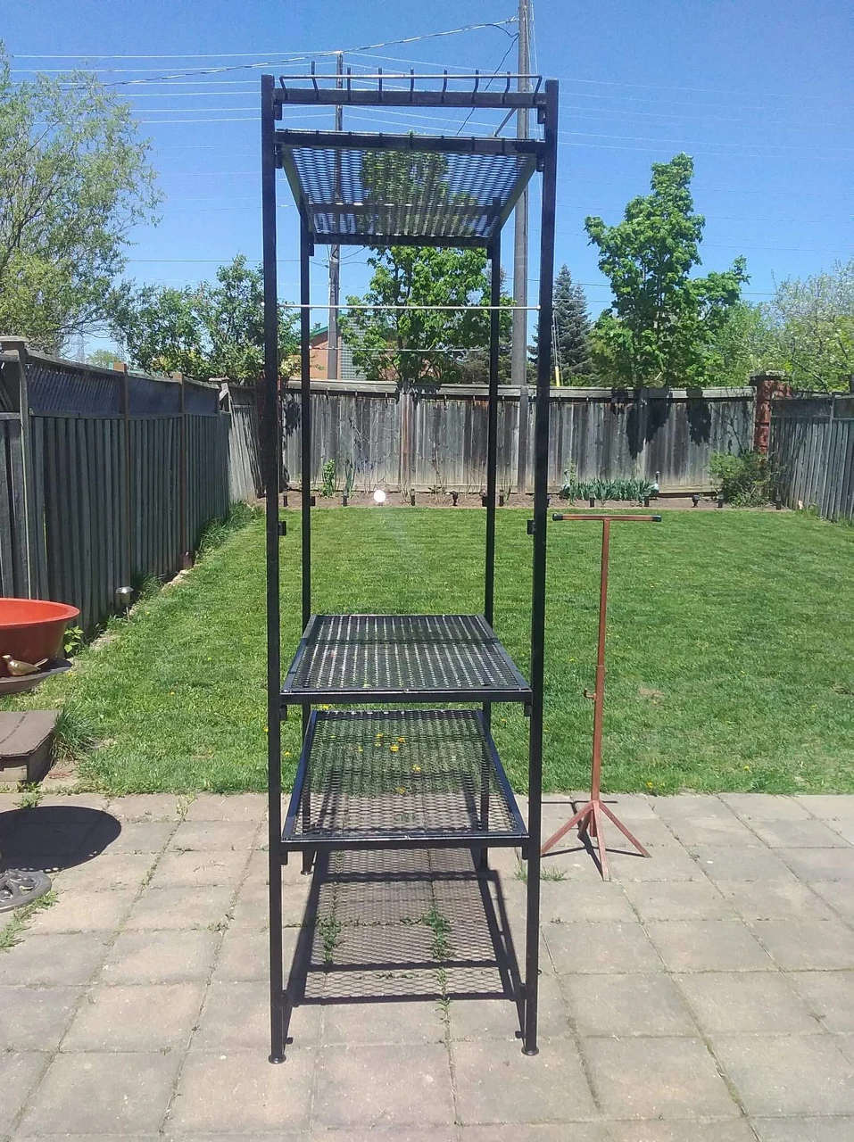 solid steel shelf need gone asap - photo 2