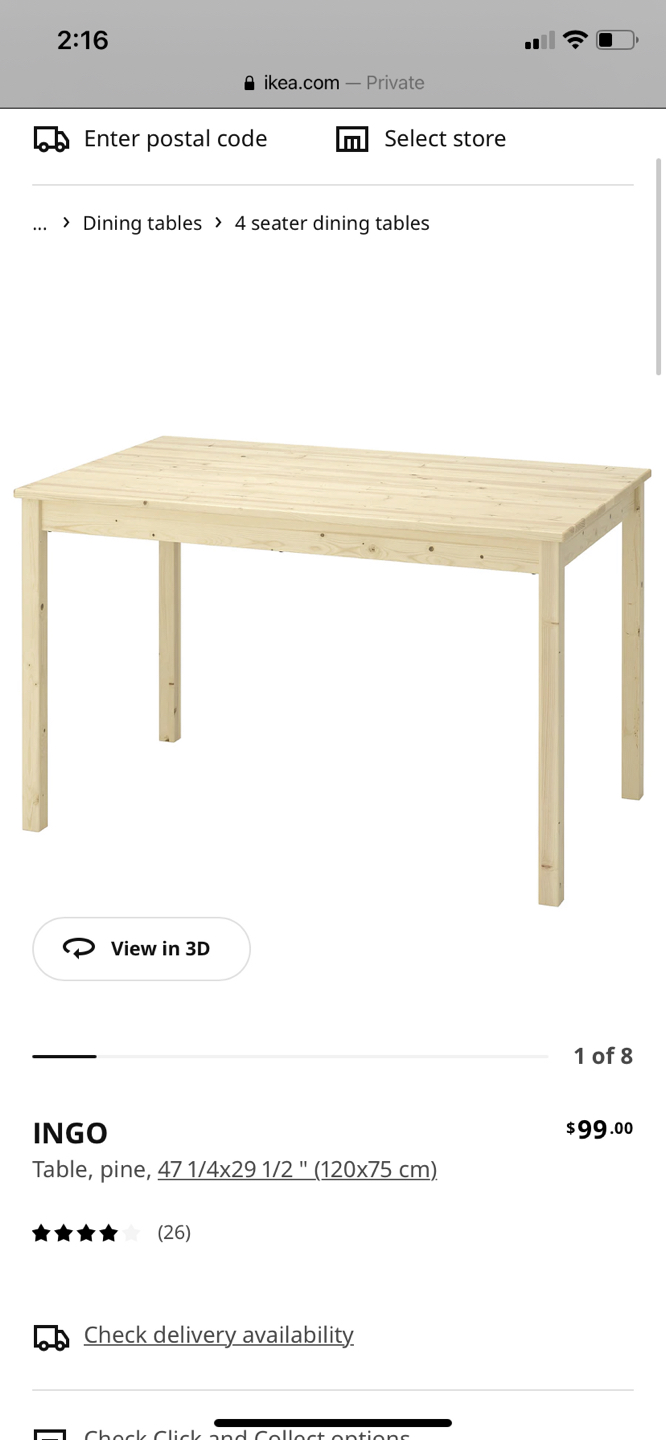 Wood desk