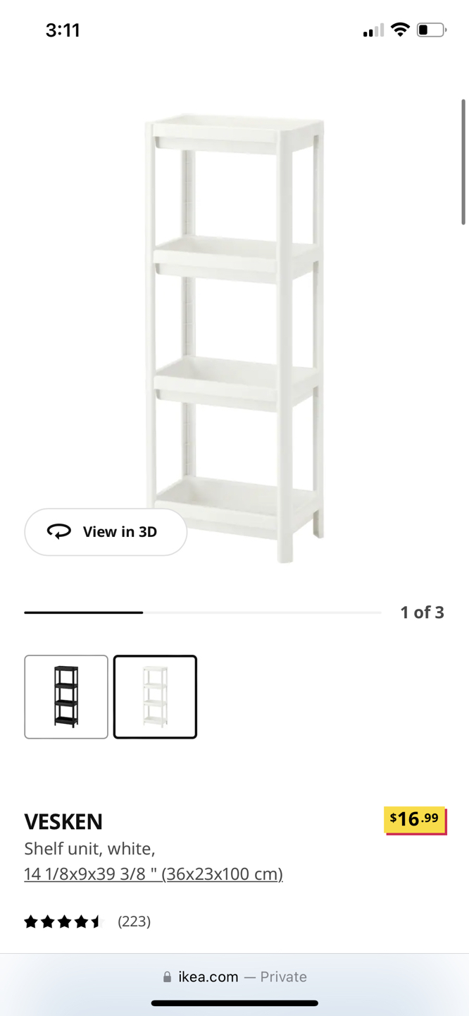 Ikea shelf unit VESKEN - photo 5