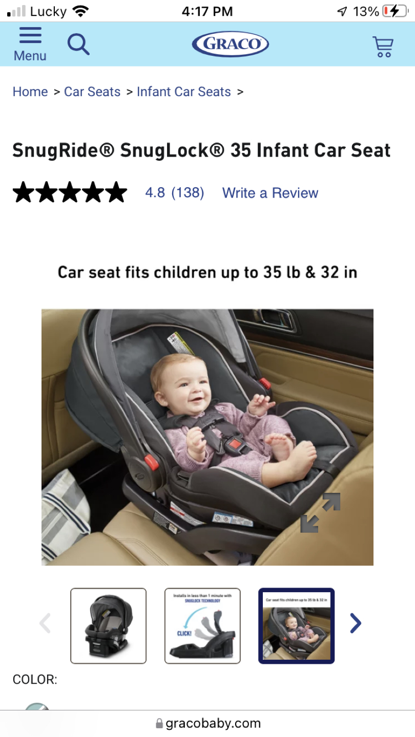 Car Seat Graco Snugride Snuglock 35 - photo 2