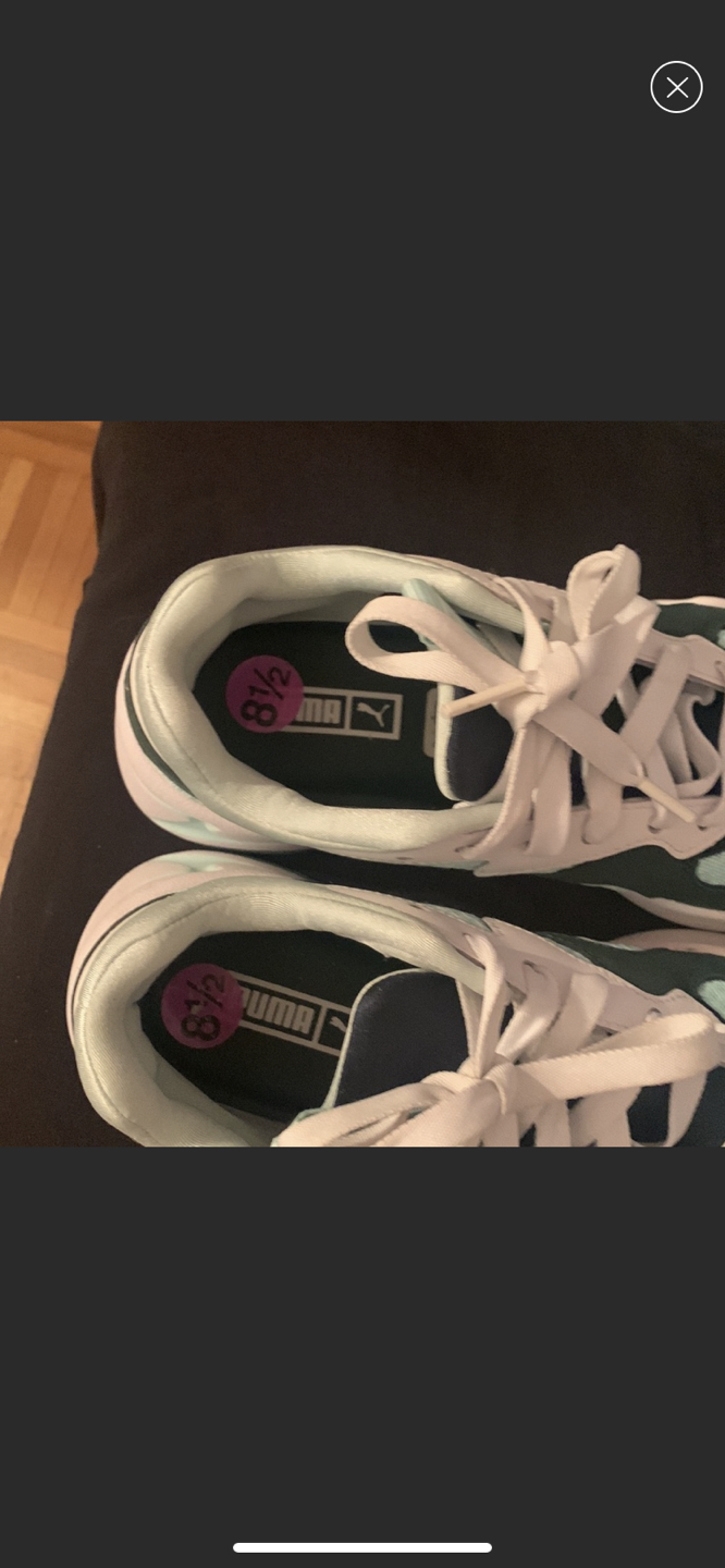 White & soft Blue Puma Sneakers - photo 3