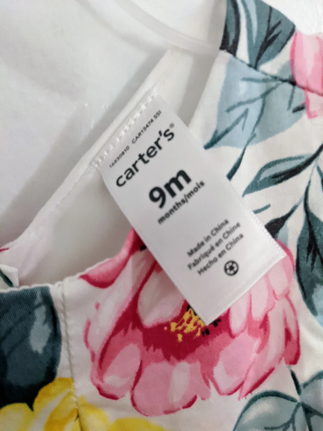 baby girls party dress. size 9 months. - photo 5