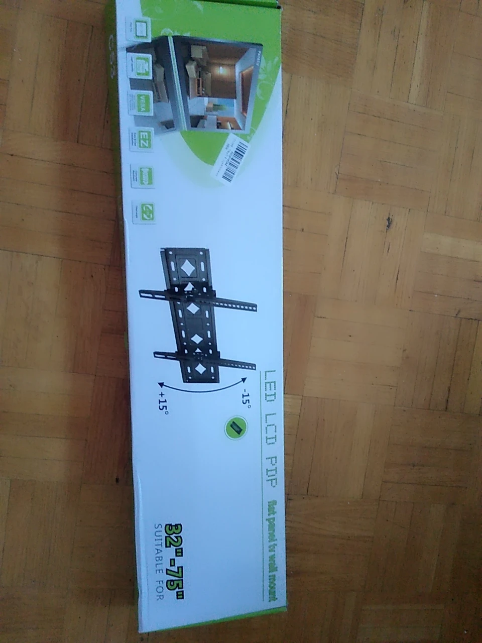 Tilting TV wall mount for most 32-75 inch LED LCD OLED plasma. thumbnail