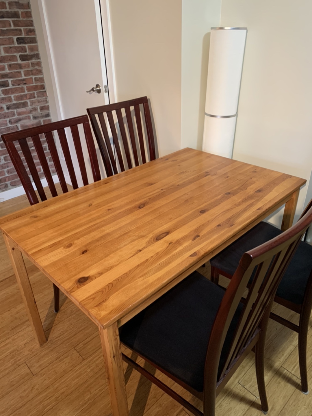 MCM mid century modern Danish style dining chairs set of 4 - photo 2