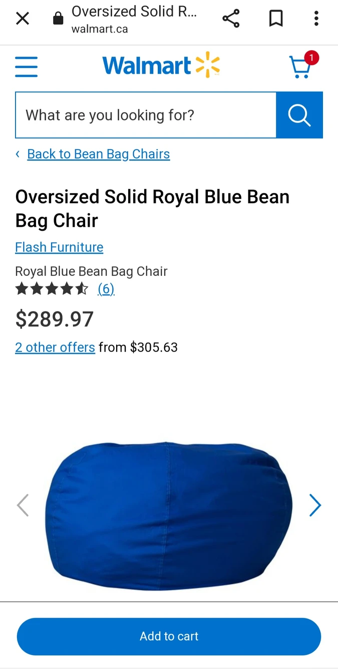 Oversized bean bag - photo 2