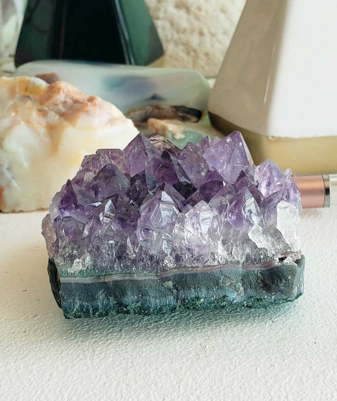 Raw Amethyst Free form with Field Spare - photo 2