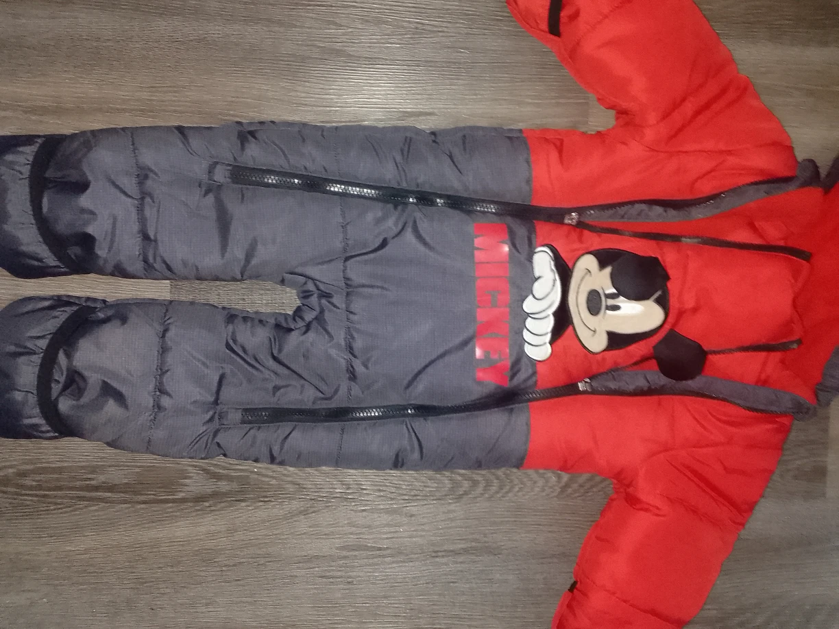 (Free) Mickey mouse snowsuit for babies thumbnail