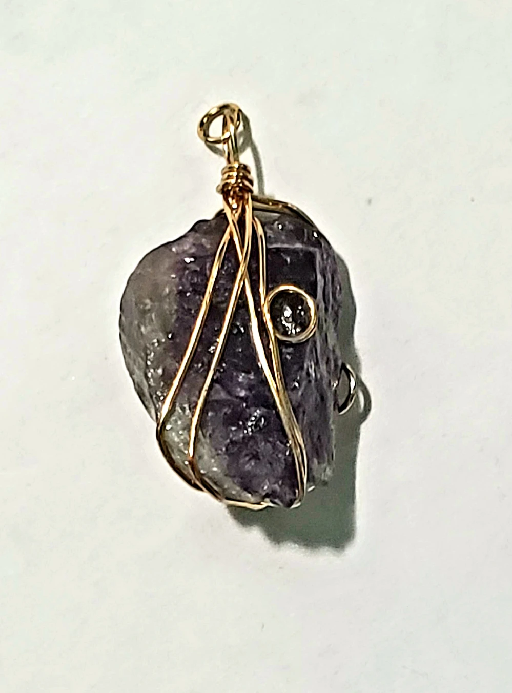 Raw Wrap authentic Amethyst Stone thumbnail