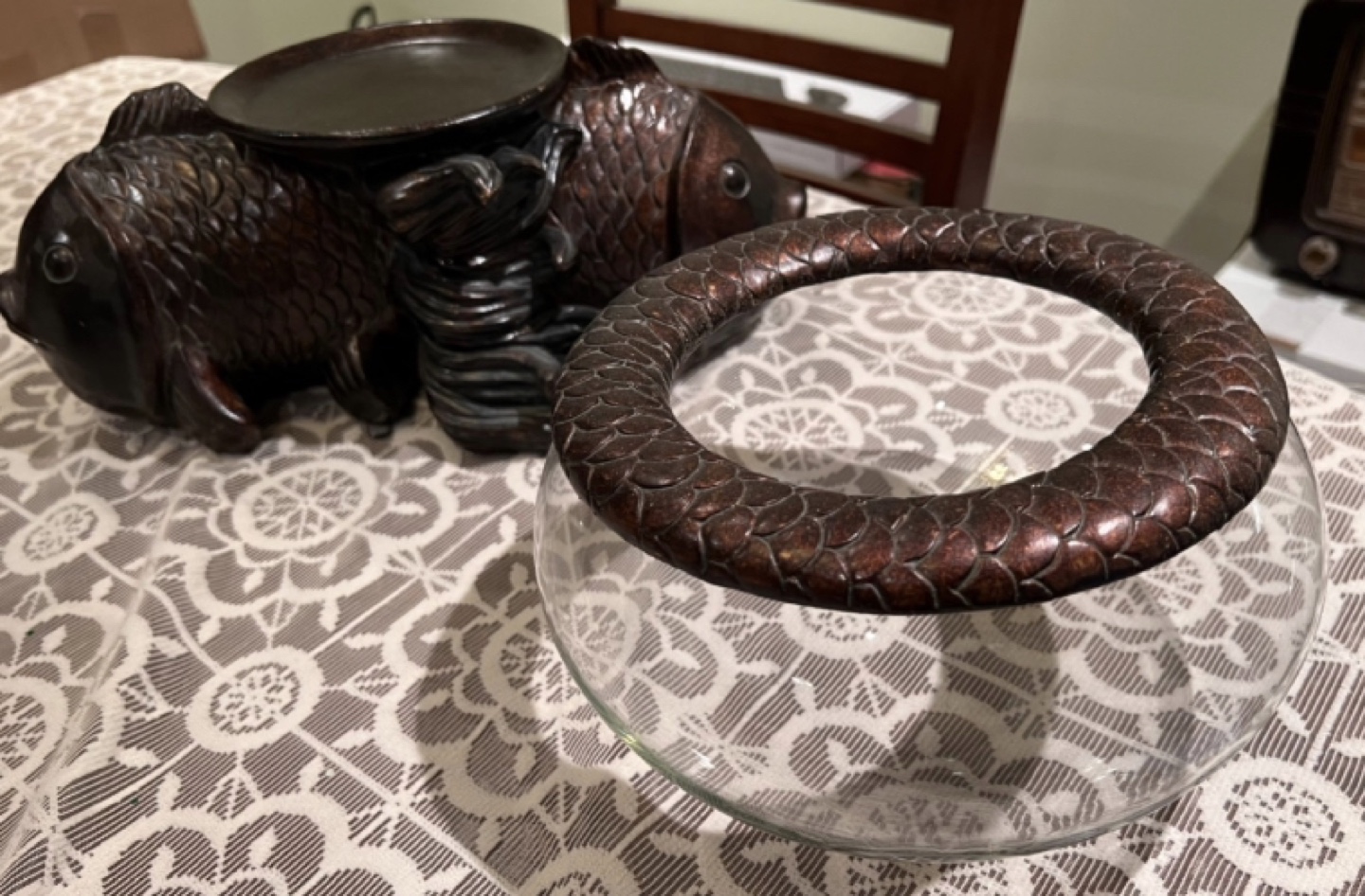 Bombay Fish tank/decor /Pot - photo 3