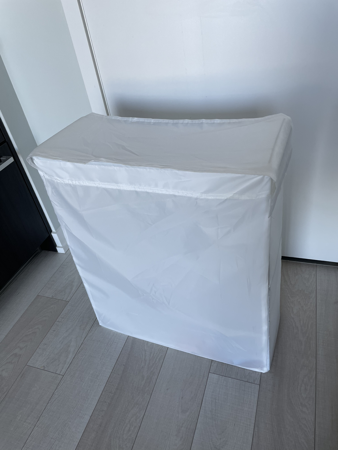 IKEA SKUBB Laundry bag with stand, white - photo 2