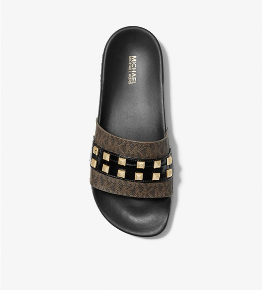 Michael Kors Studded Logo Slides BRAND NEW!  Ladies Size 7 thumbnail