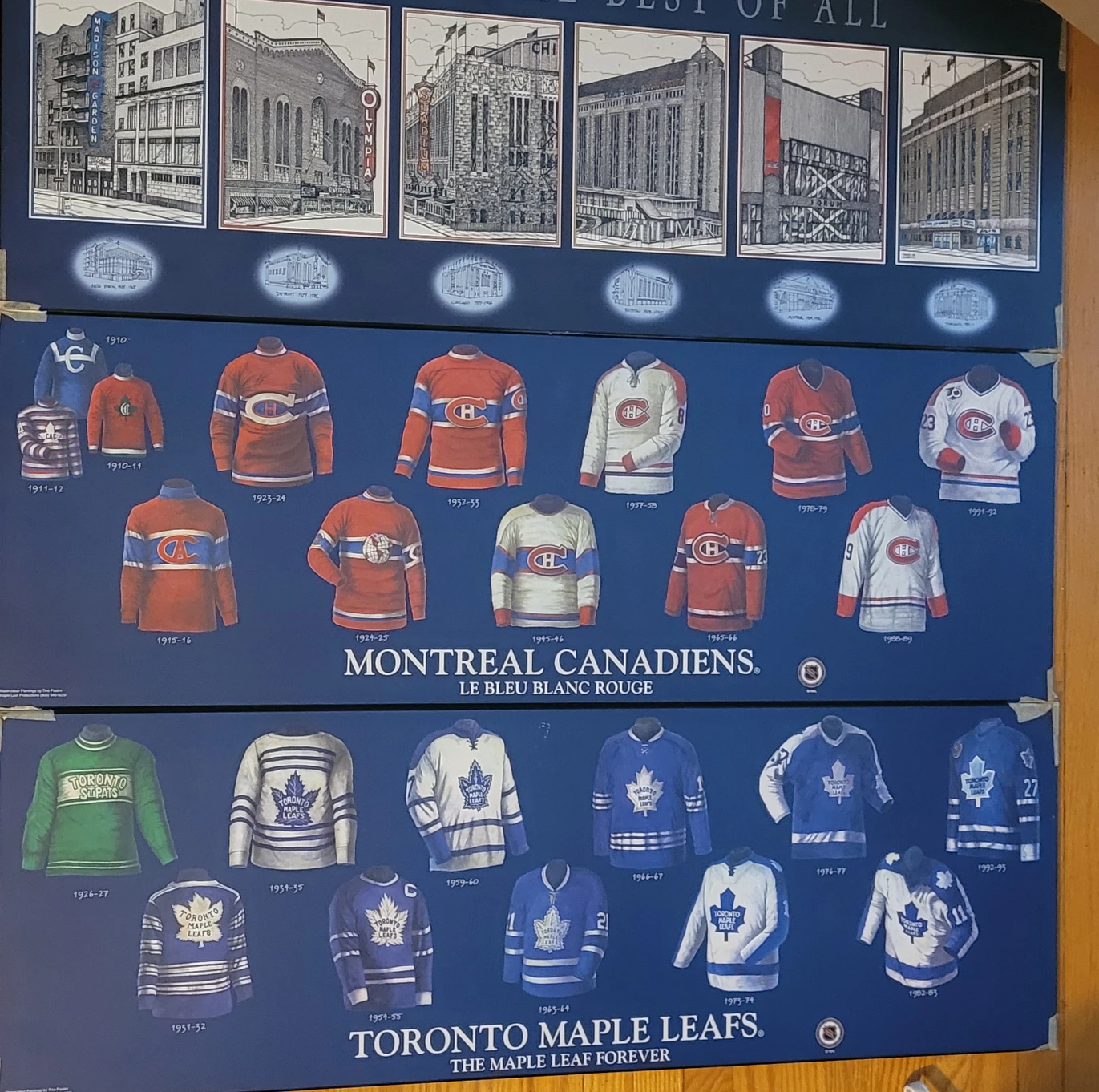 3 hockey art plaques #free #Freecycle thumbnail