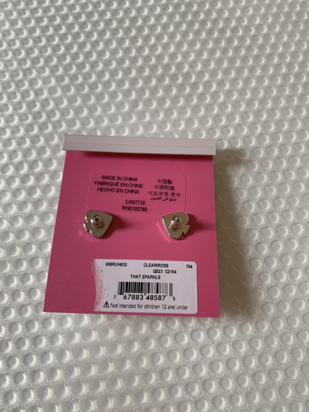 Kate Spade cute heart sharp earrings - photo 3
