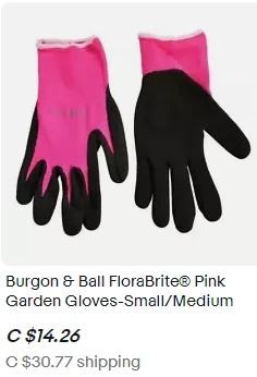 NEW Burgon & Ball FloraBrite garden gloves image indicator(2)