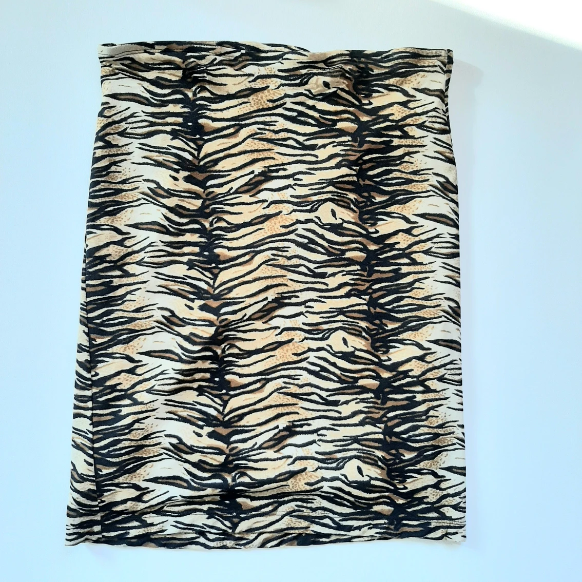 Guess Tiger Print Straight Stretchy Skirt thumbnail