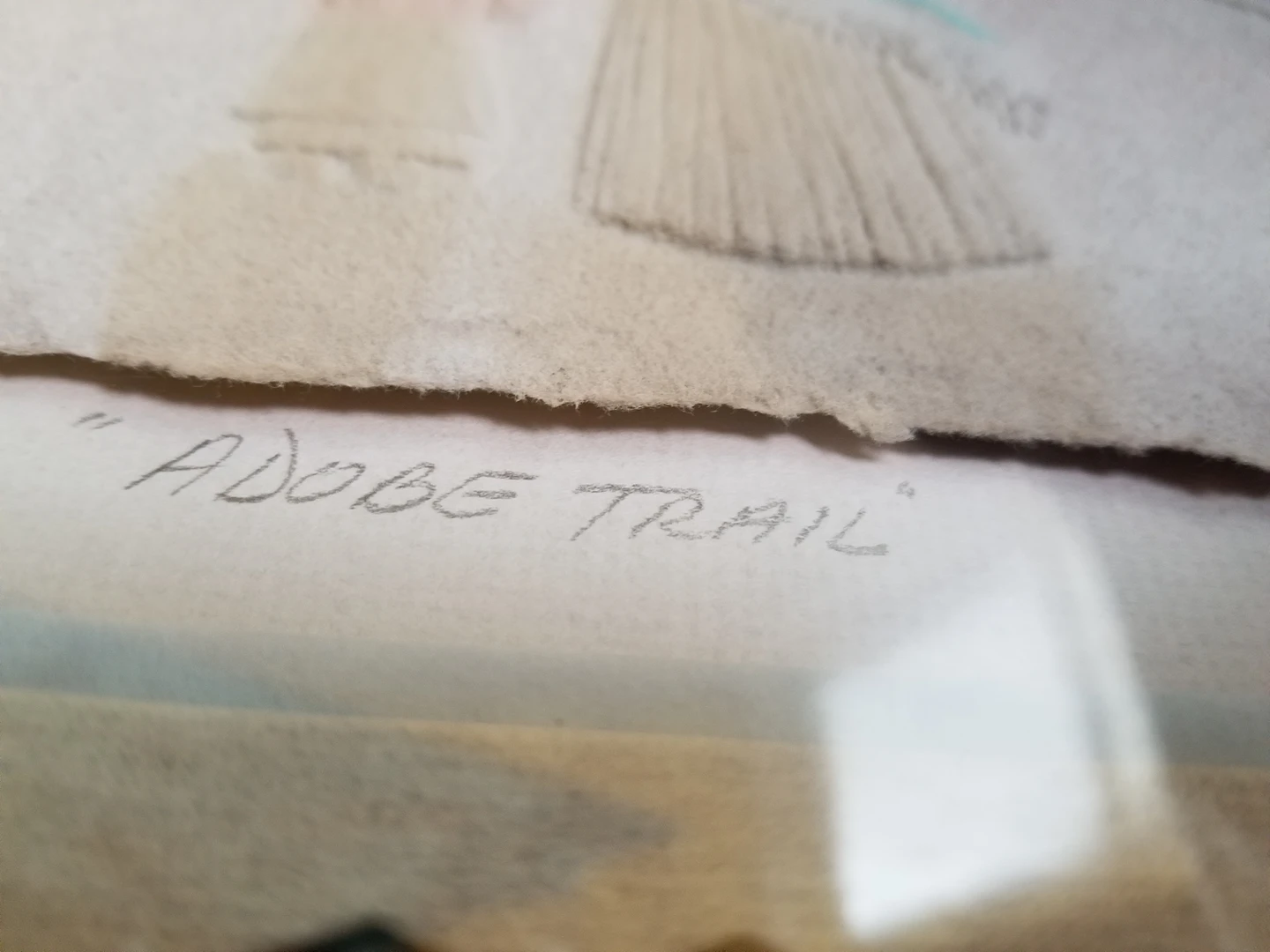 WESLEY "WESS" SMITH SIGNED LARGE SIZE PAPER CAST ~ ADOBE TRAIL - photo 5