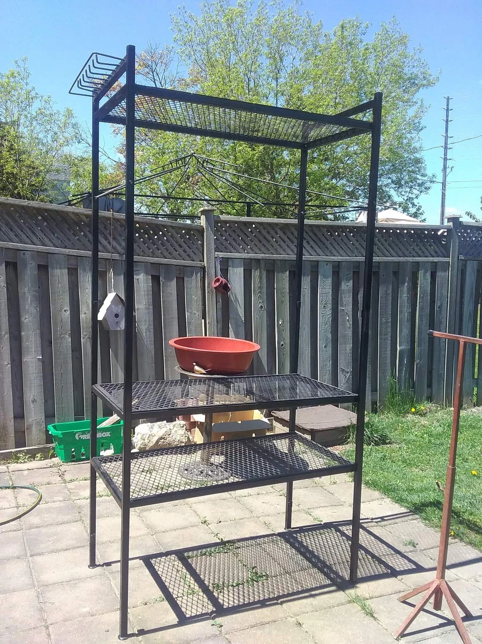 solid steel shelf need gone asap