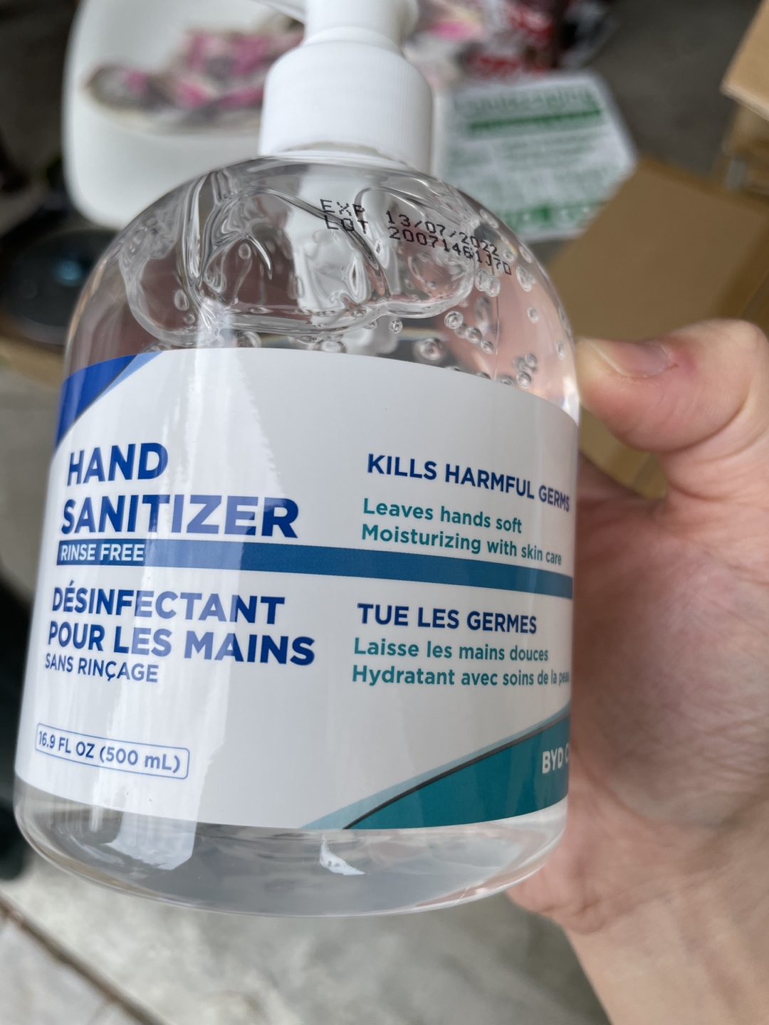 500ml hand sanitizer,$15/20bottles. $10/12. $5/3. $2/1 thumbnail