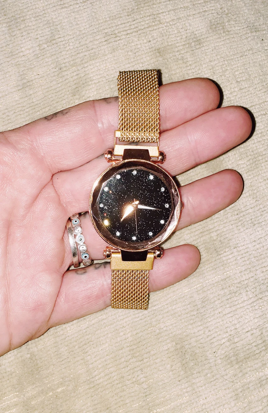 Rose Gold Ladies Magnet Watch thumbnail