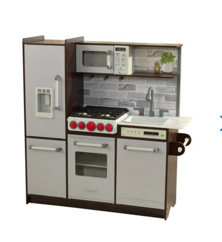 KIDKRAFT ELITE ESPRESSO PLAY KITCHEN thumbnail