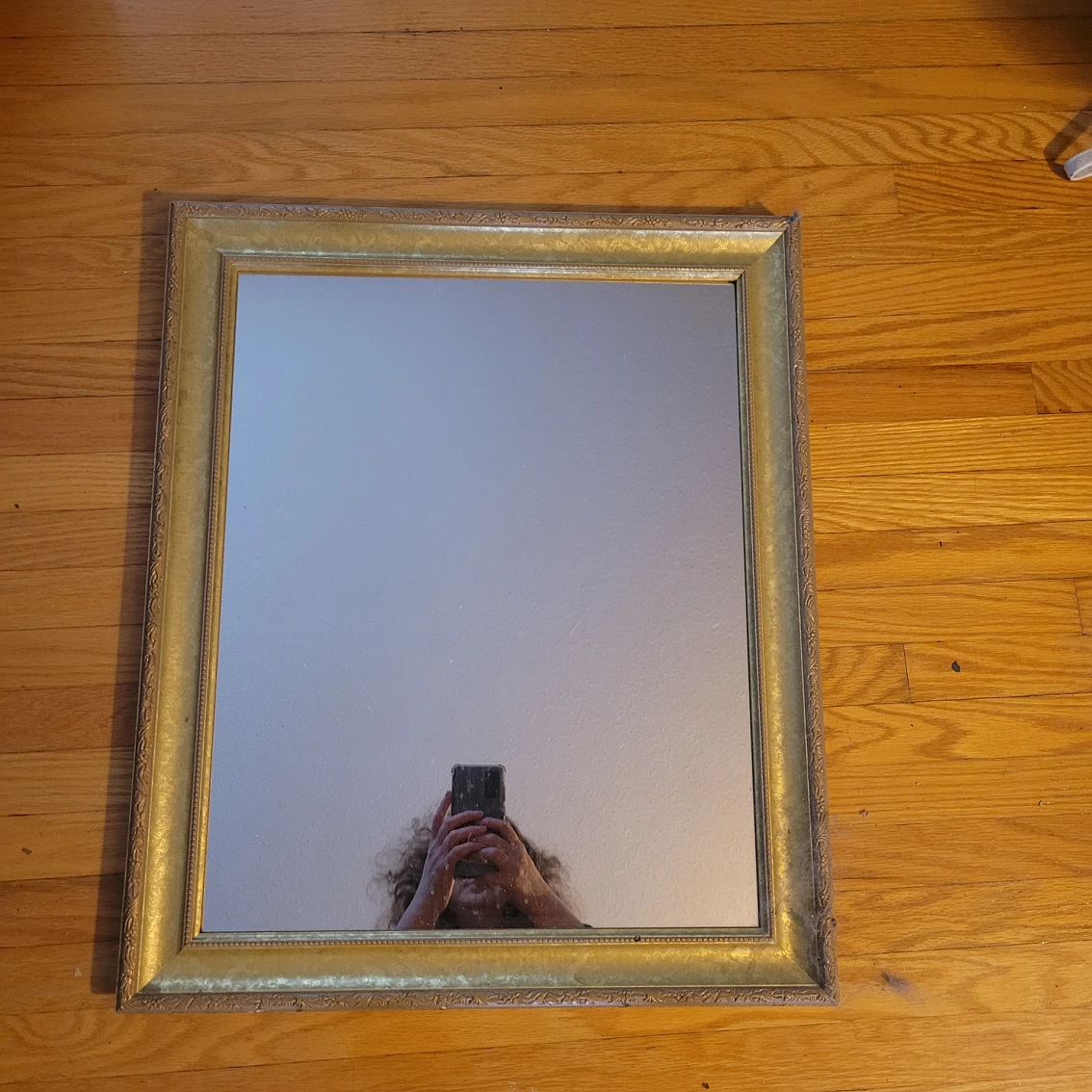gold framed mirror #free #Freecycle thumbnail