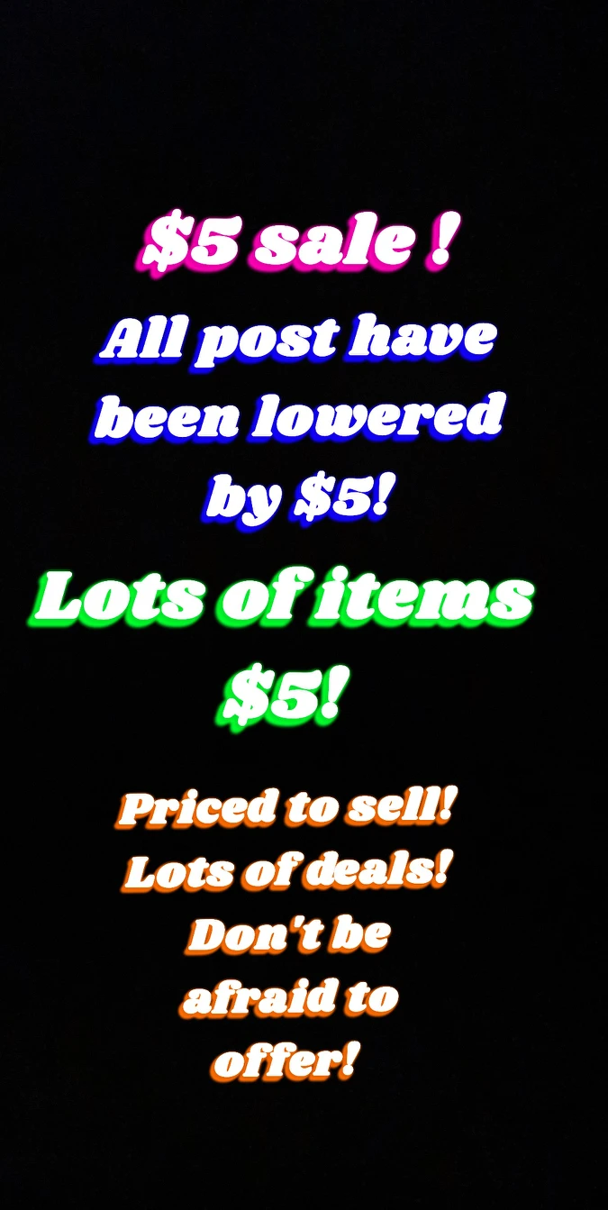 $5 SALE! ☆☆☆♡♡♡ EVERYTHING HAS BEEN LOWERED! thumbnail