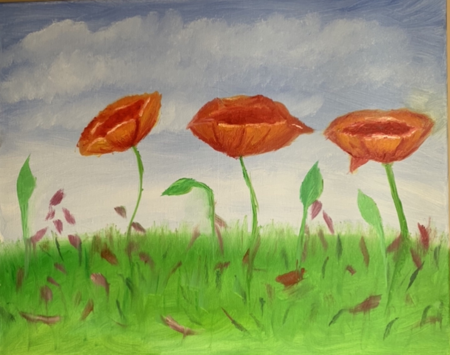 SOLD-Acrylic Painting Collection thumbnail