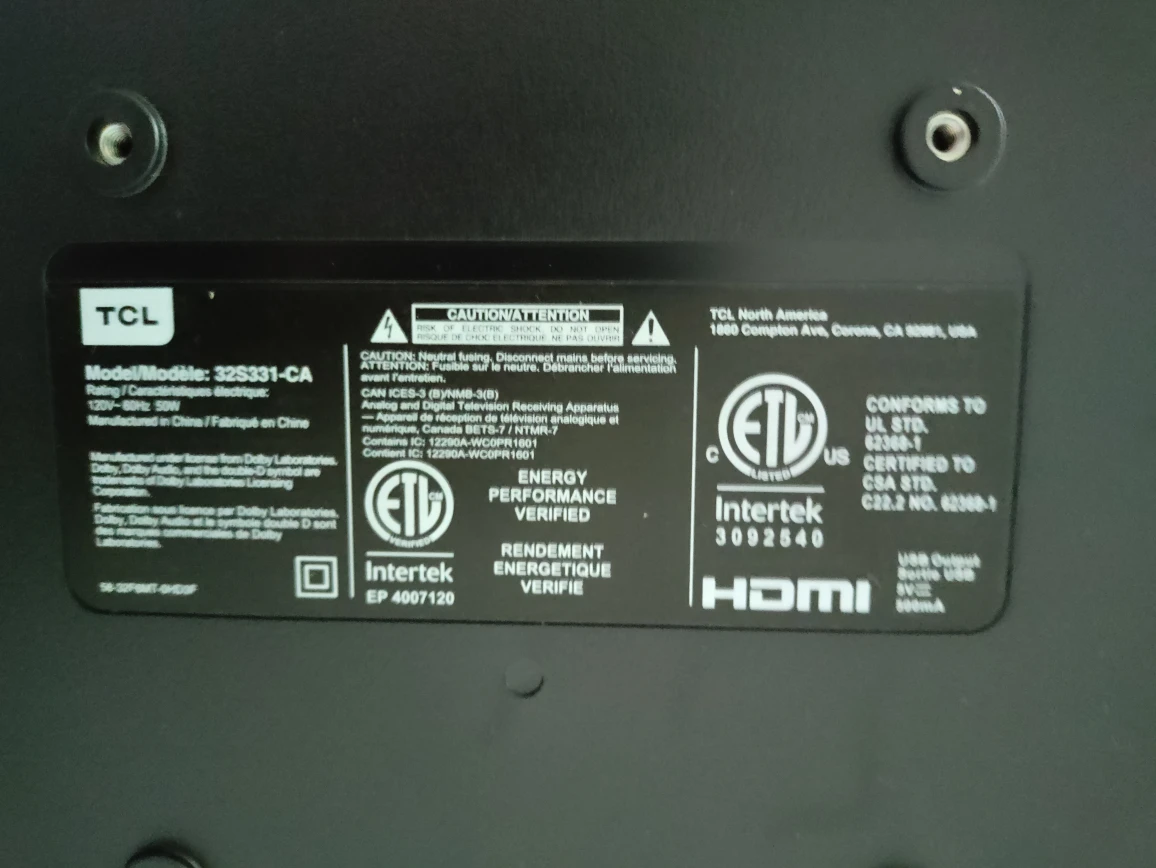 TLC 32" Roku TV - photo 2