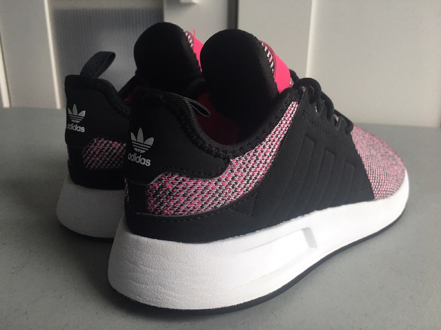 Adidas X_PLR Shock Pink White Black Kids US Size 2 image indicator(2)