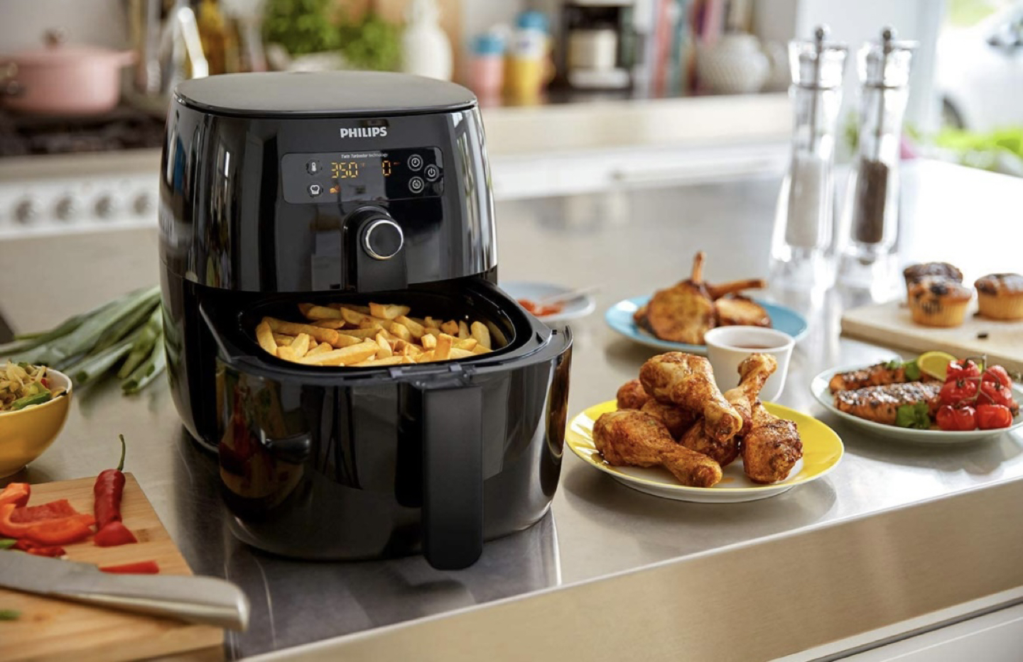 Philips Digital Airfryer HD9741/96 Brand New image indicator(3)