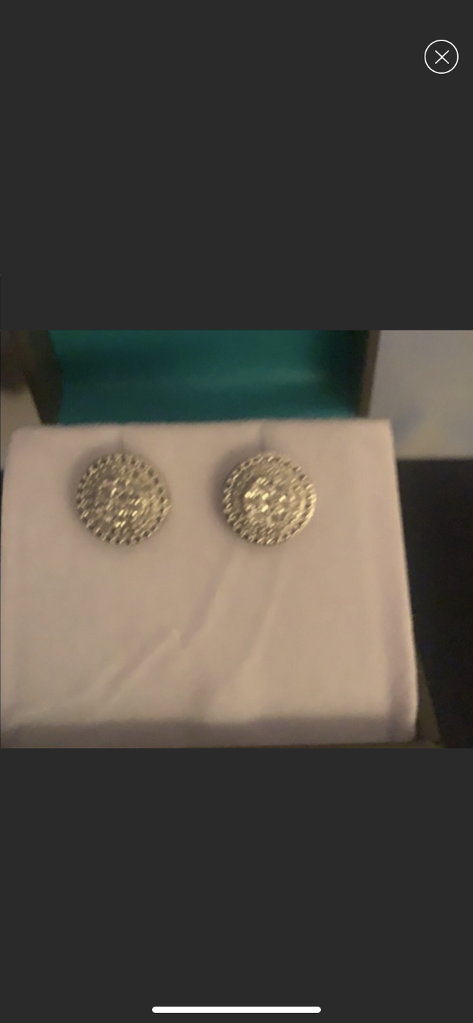 EFFY Sterling Silver &0.1 CT T.W. Diamond Studs Earrings. - photo 4