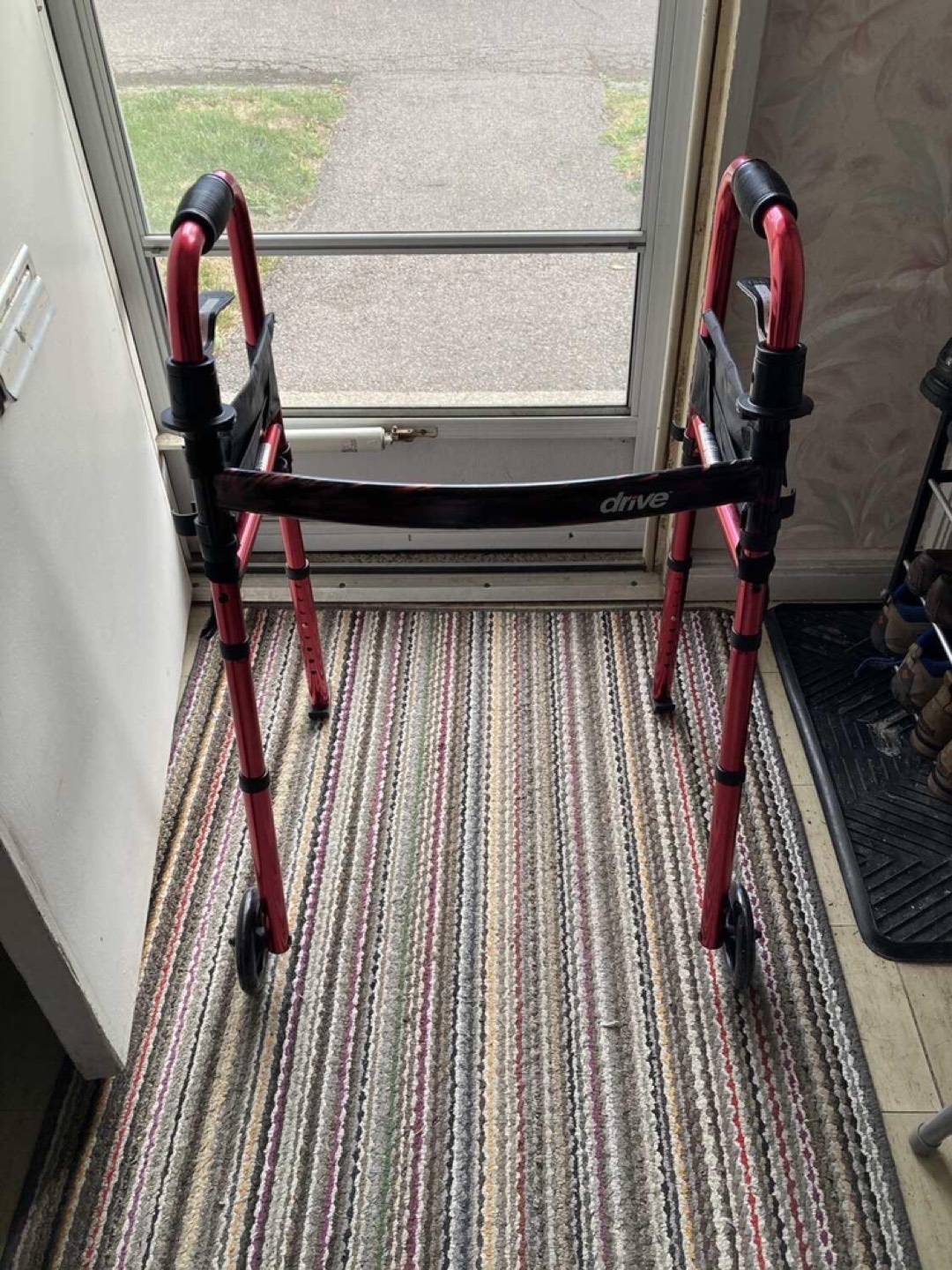 Drive walker foldable for travel with case and box thumbnail