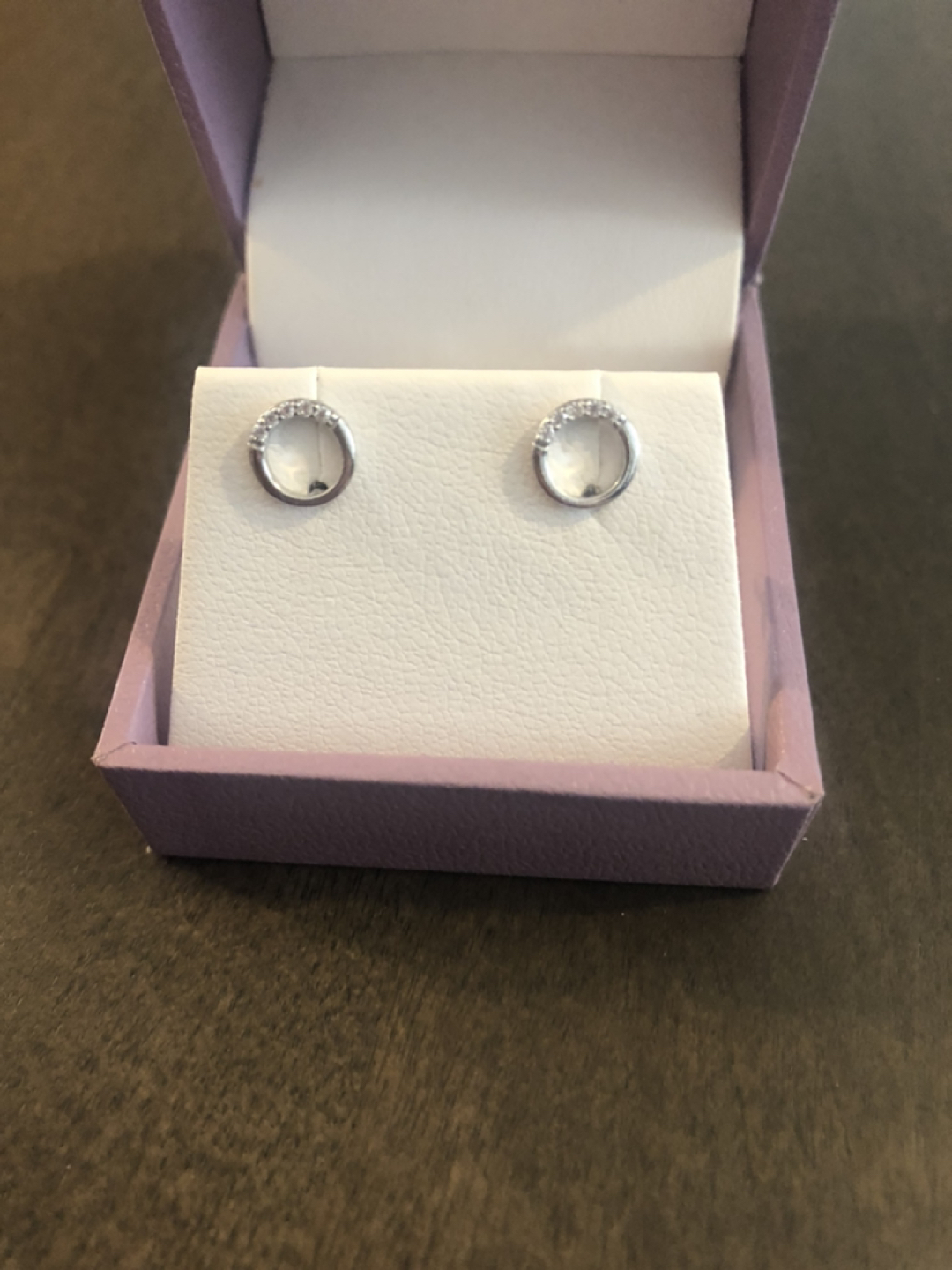 Michael Hill Brand New Circle Stud Earrings thumbnail