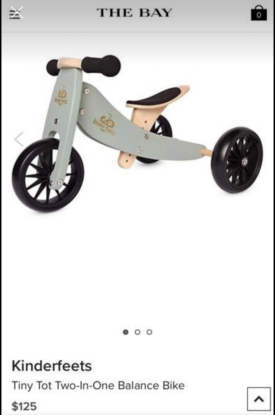 Kinderfeets balance bike thumbnail