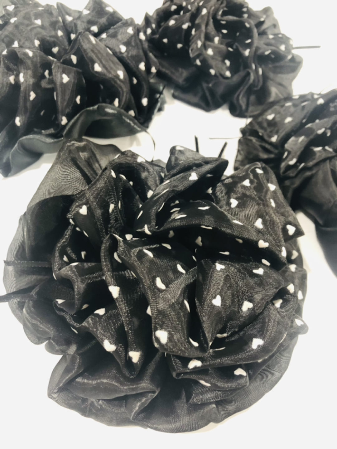 Black poofy addons #freecycle