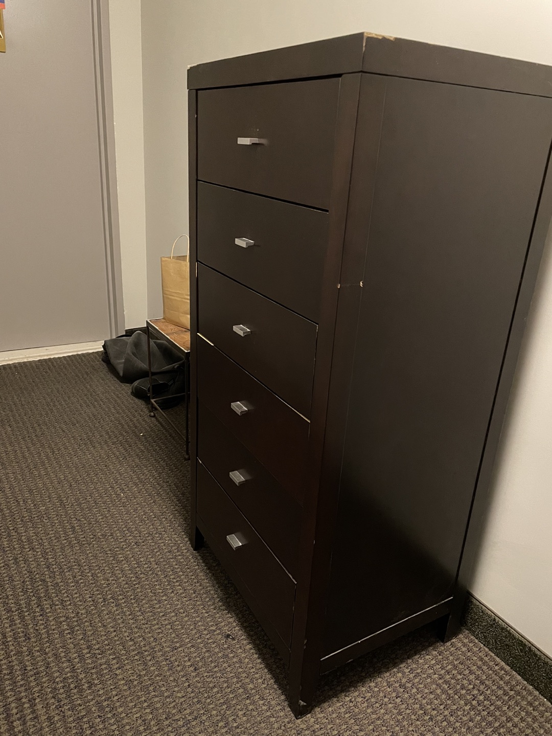 Tall Brown Dresser - photo 2