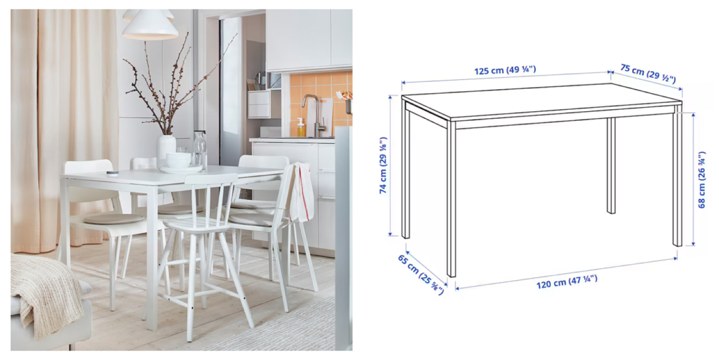 IKEA MELLTORO Table - white - photo 2