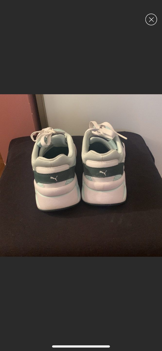 White & soft Blue Puma Sneakers - photo 2