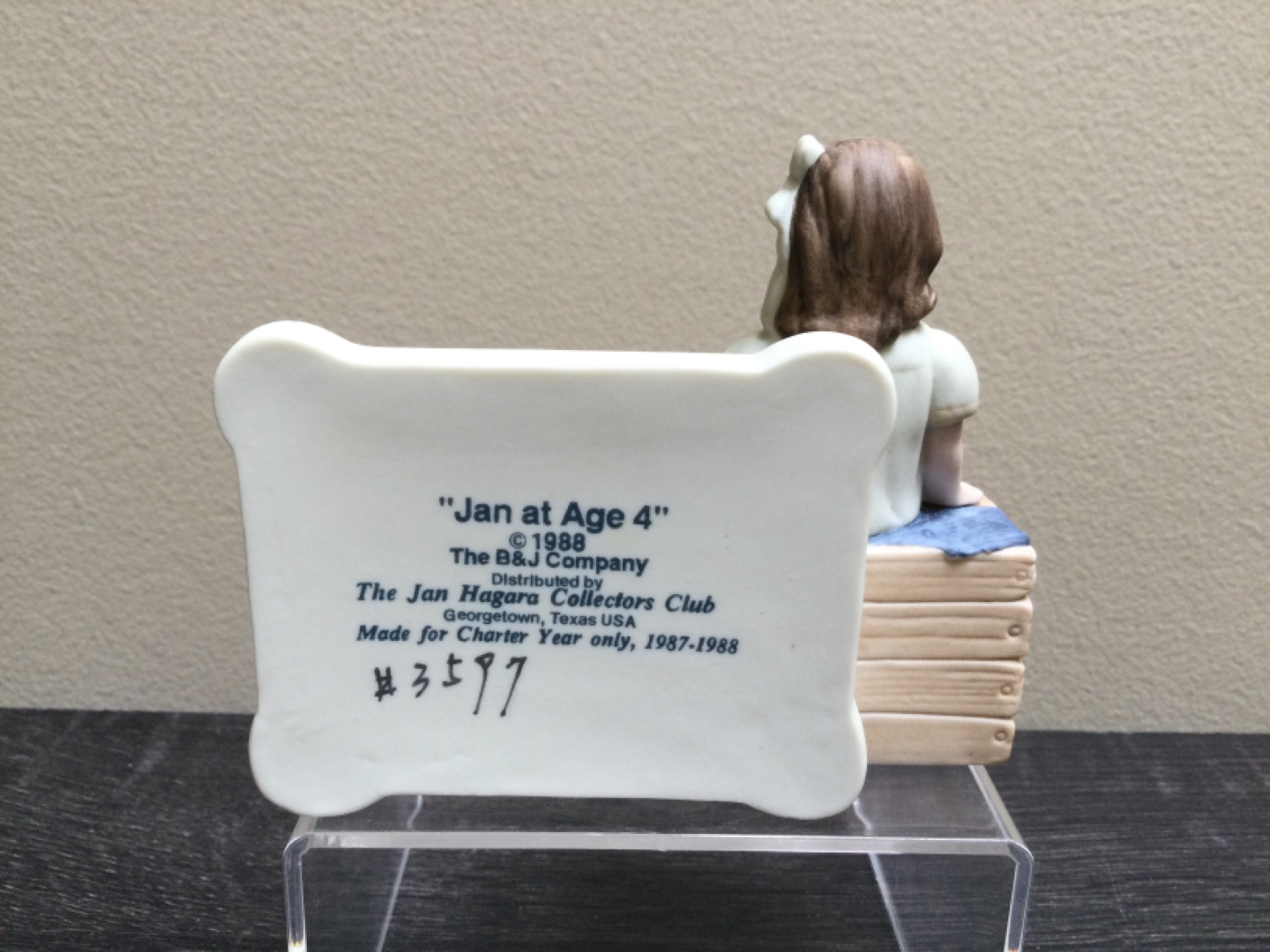 Jan Hagara Figurine Collector's Club Charter Member 1987-88 - photo 3