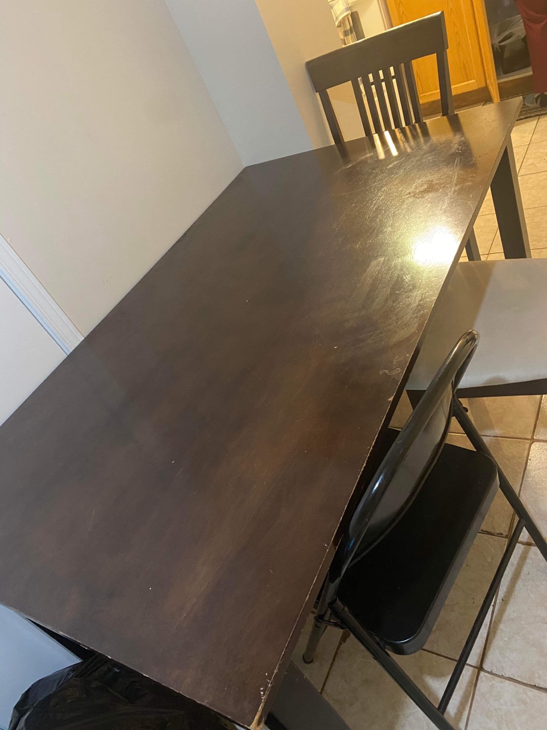 Dinning Table with two chairs thumbnail