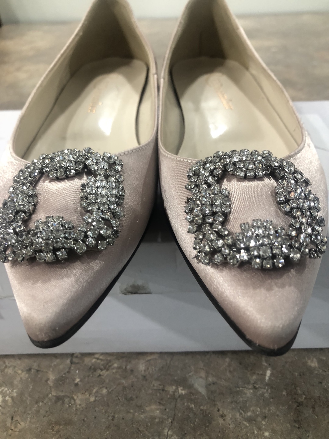 Beautiful blush colour shoes