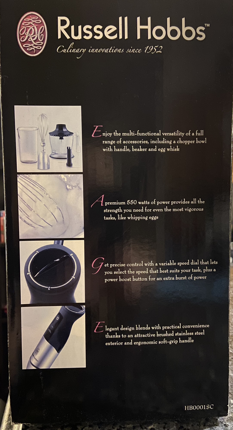 Russell Hobbs 4-in-1 Immersion Hand Mixer image indicator(2)