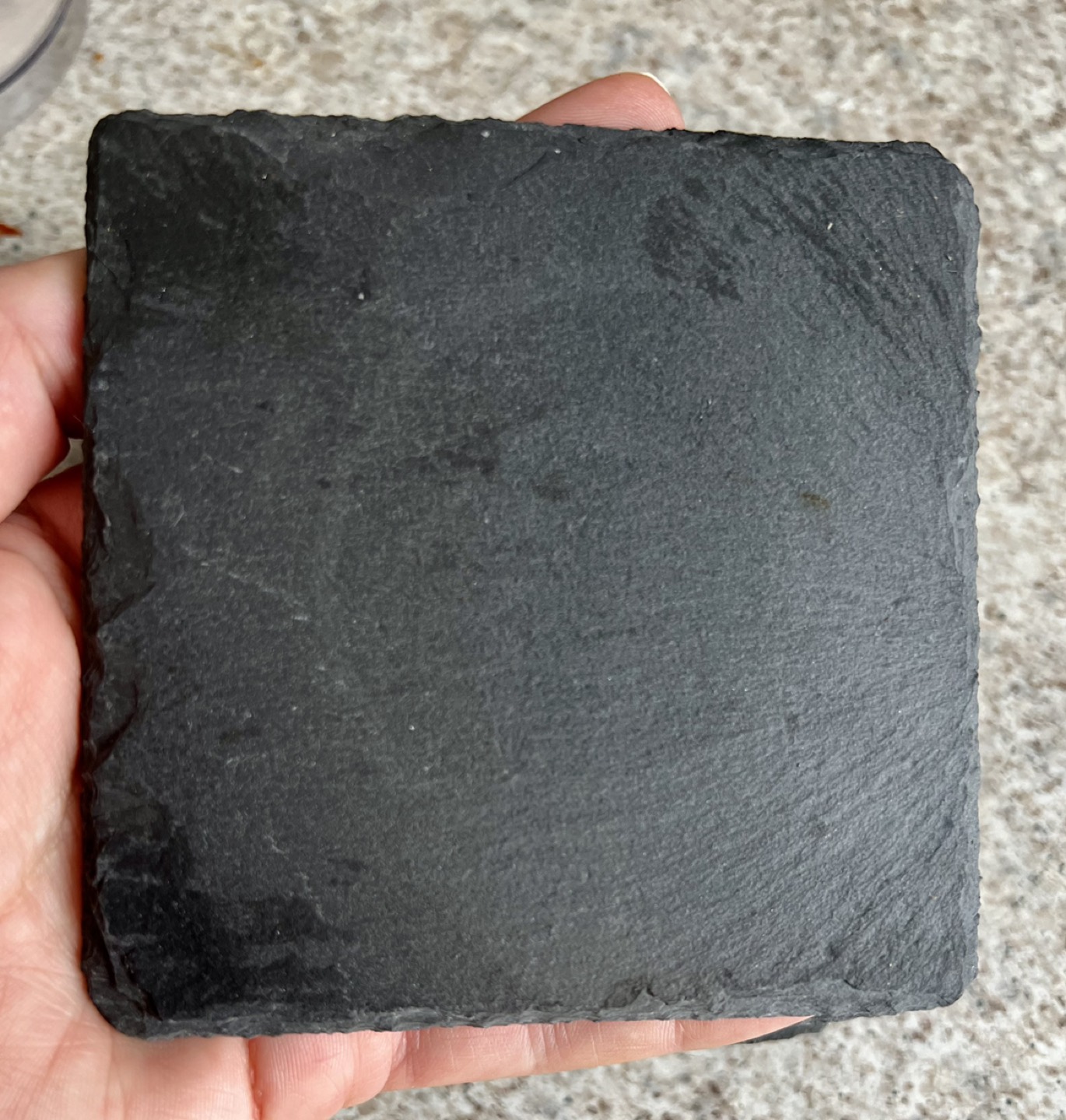 West Elm handcrafted stone coasters image indicator(2)