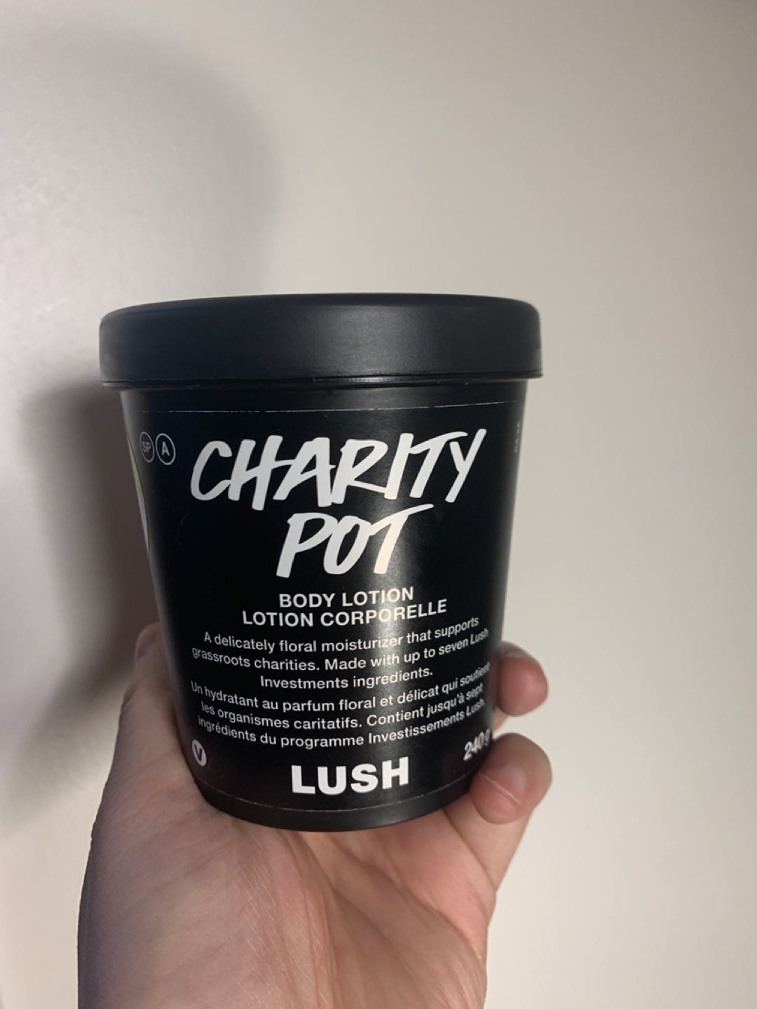 Lush - used Charity Pot body lotion #freecycle