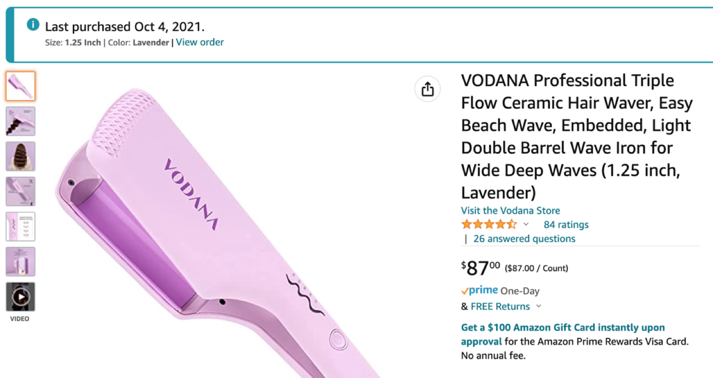 [NEW] VODANA Professional Triple Flow Ceramic Hair Beach Waver - photo 4